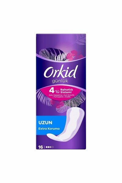 Orkid Günlük Ped Uzun Boy 16 adet