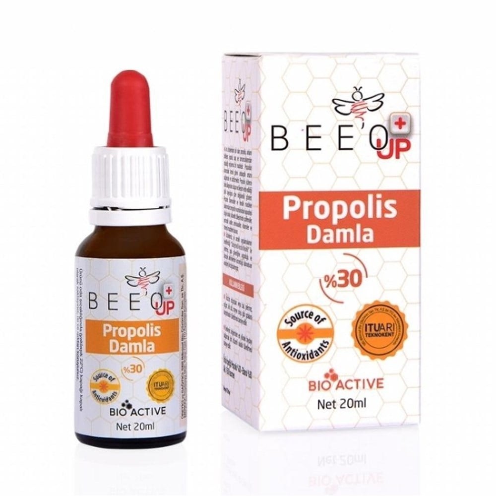 Bee'o Up Propolis Oral Damla Saf Propolis Takviyesi 20 ml