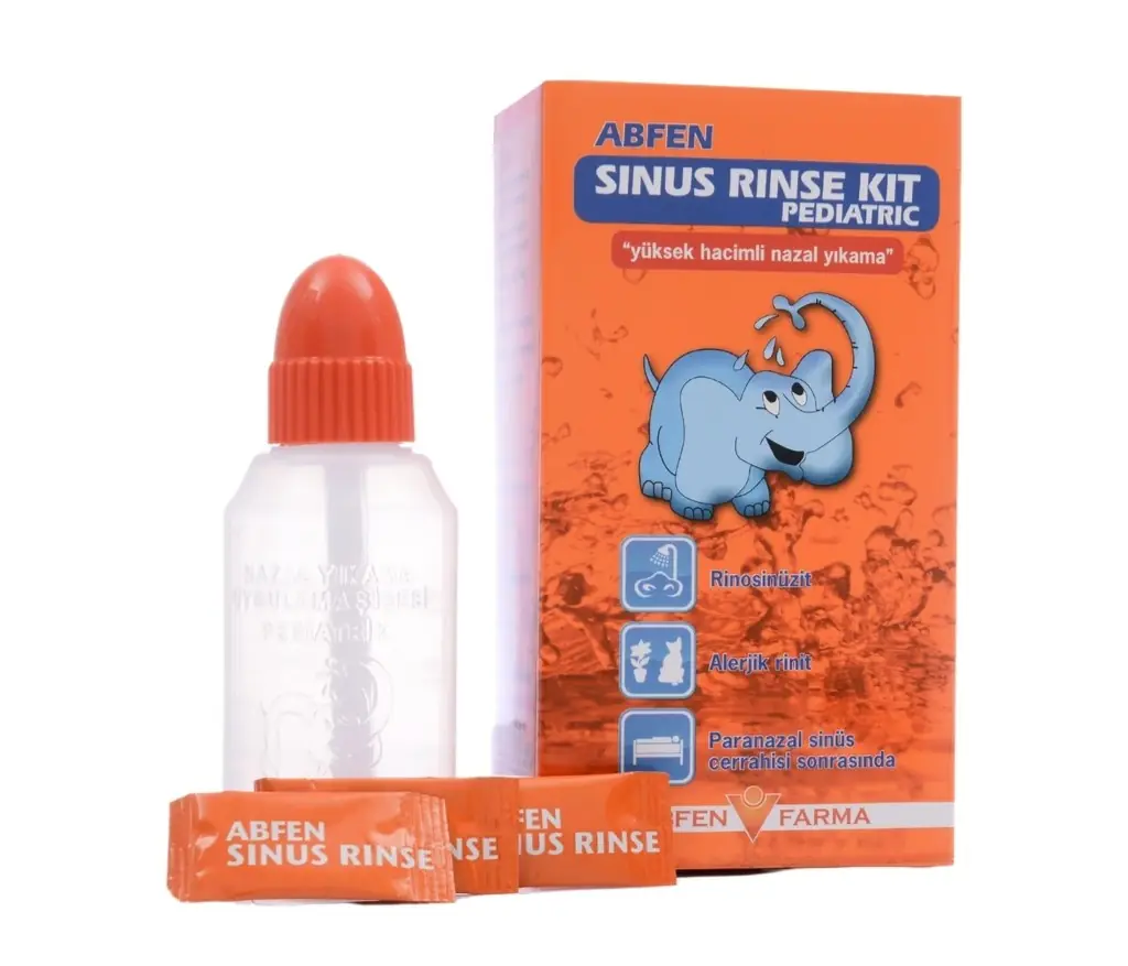 Abfen Sinus Rinse Pediatric Çocuk Burun Yıkama Kiti 25 Adet ürün görseli