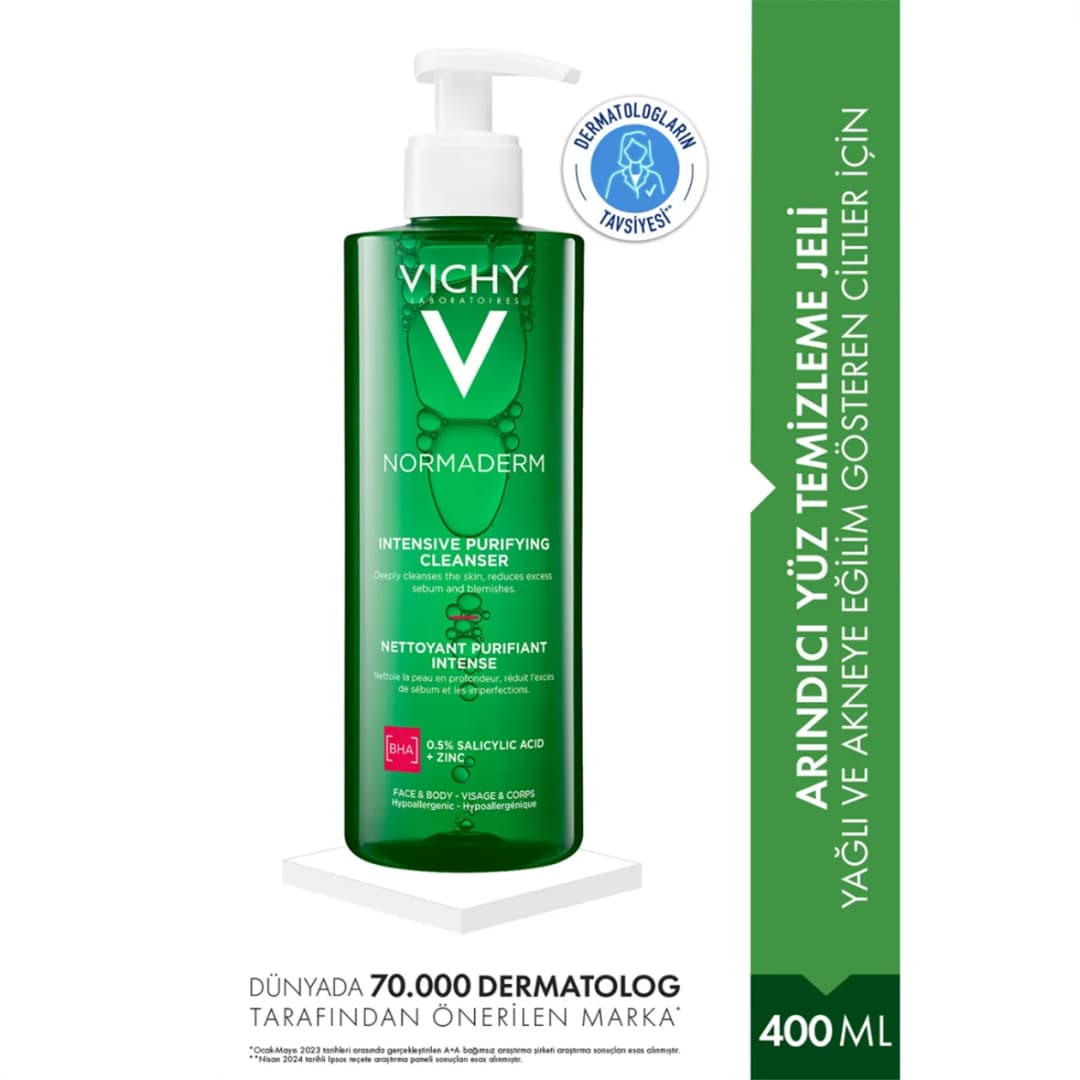 Vichy Normaderm Jel 400 ml ürün ambalajı