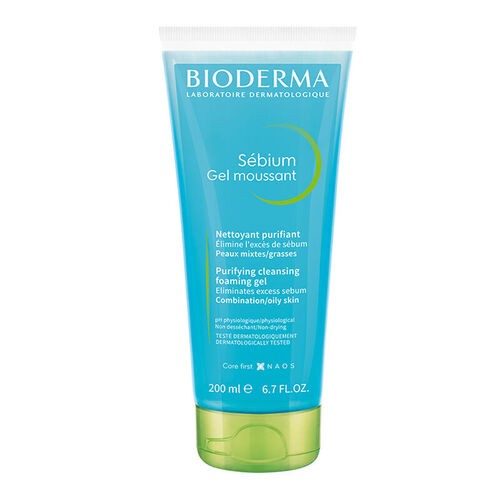 Bioderma Sebium Köpük Jel Yağlı Cilt Temizleyici 200 ml