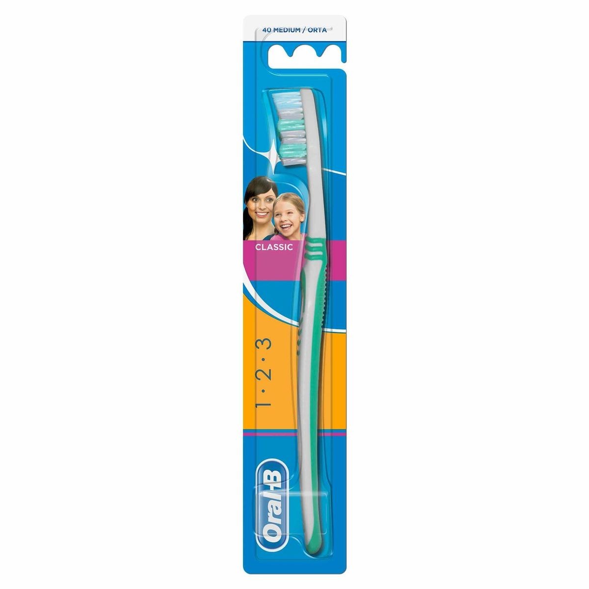 Oral-B Klasik Orta Sertlikte Diş Fırçası No:40