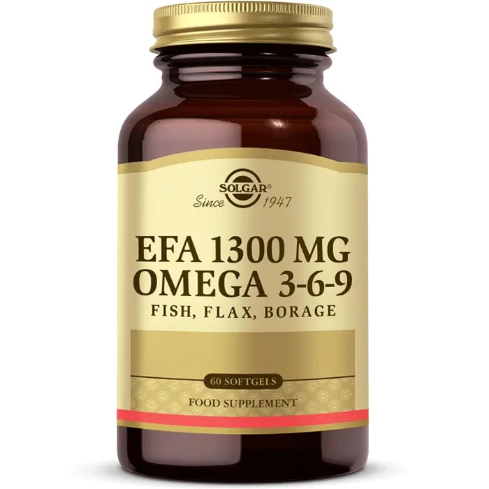 Solgar EFA Omega 3 6 9 Dengeli Yağ Asitleri 60 Kapsül