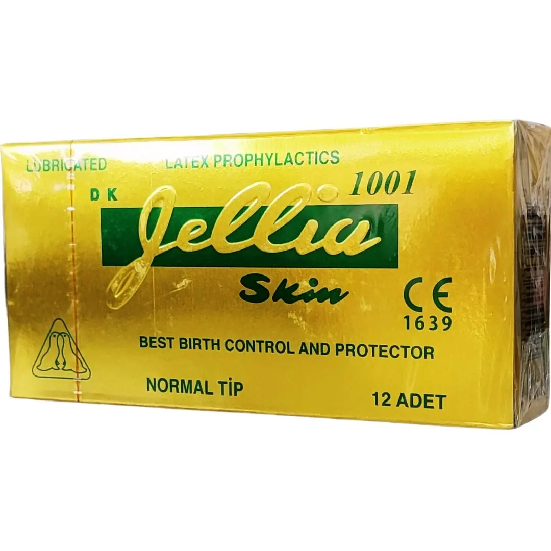 Jellia Normal Prezervatif Tek Kullanımlık ürün ambalajı