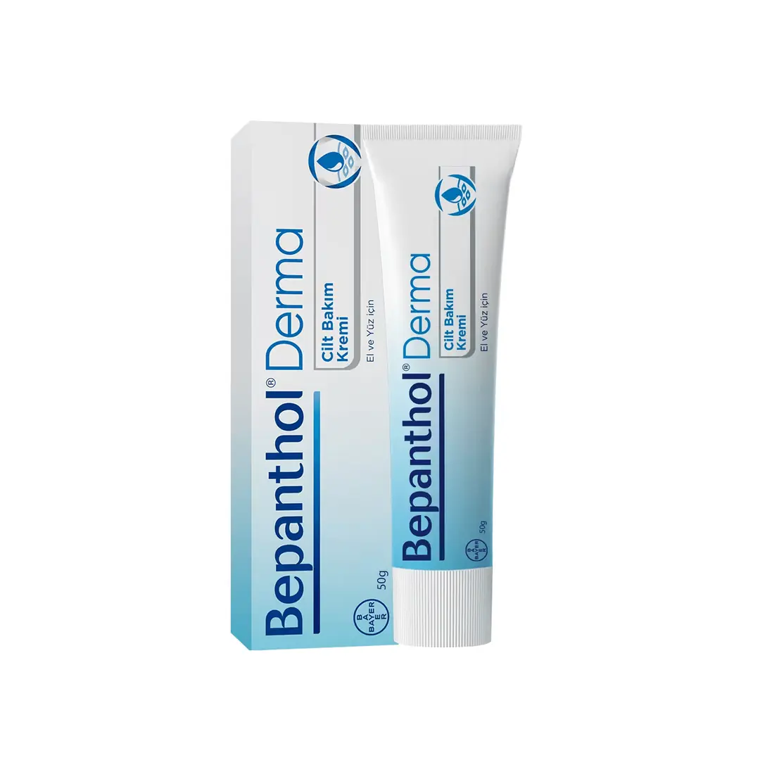 Bepanthol Derma Cilt Bakım Kremi 50 gr ürün ambalajı