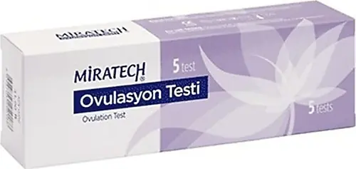 Miratech Ovulasyon Testi 5 Adet Yumurtlama Tespiti ürün ve ambalaj