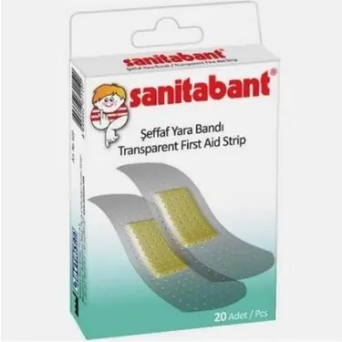 Sanitabant Sanita 610 Yara Bandı Şeffaf 20'li