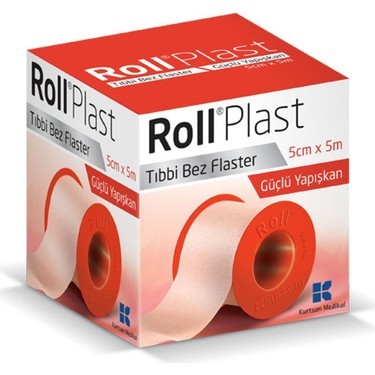 Roll Plastik Su Geçirmez Yara Bandı 5 x 5 cm
