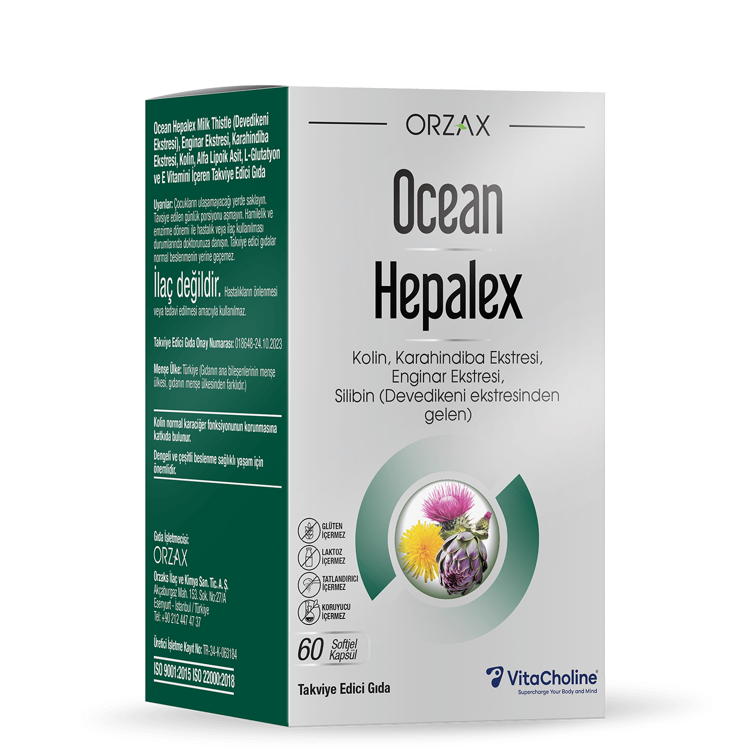 Orzax Ocean Hepalex Karaciğer Destek Kapsül 60 Adet