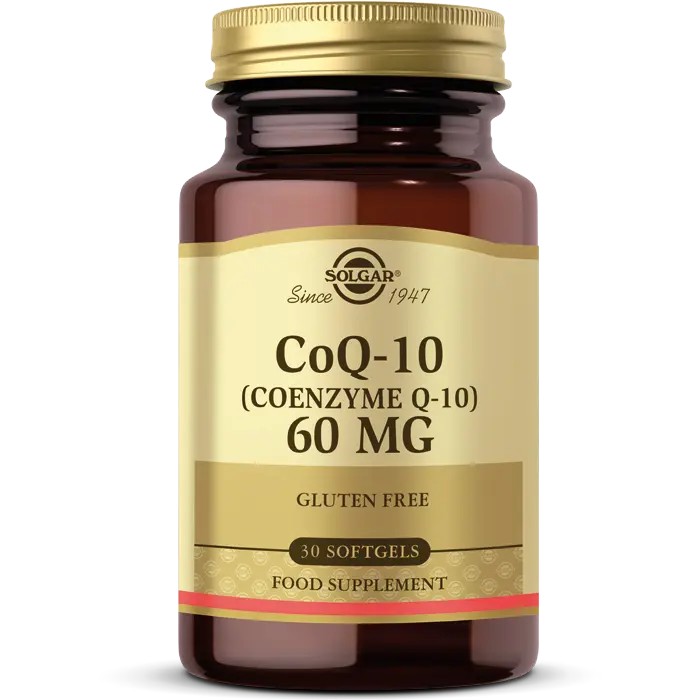 Solgar Koenzim Q10 60 mg Softgel Enerji Desteği 30 Adet