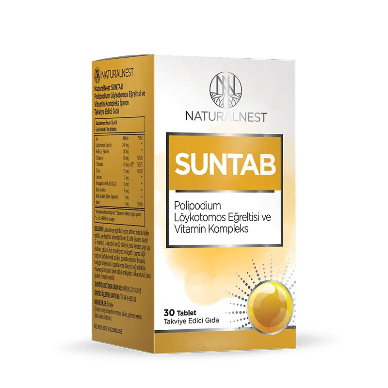 Naturalnest Suntab Güneş Vitamini Polipodium Eğreltisi 30 Tablet ürün görseli