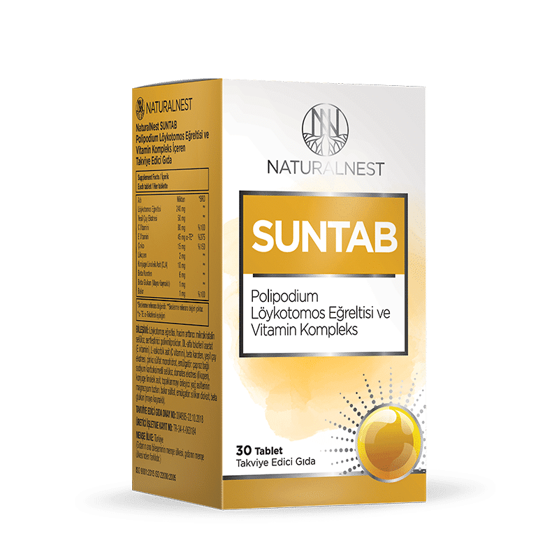 Naturalnest Suntab Güneş Vitamini Polipodium Eğreltisi 30 Tablet