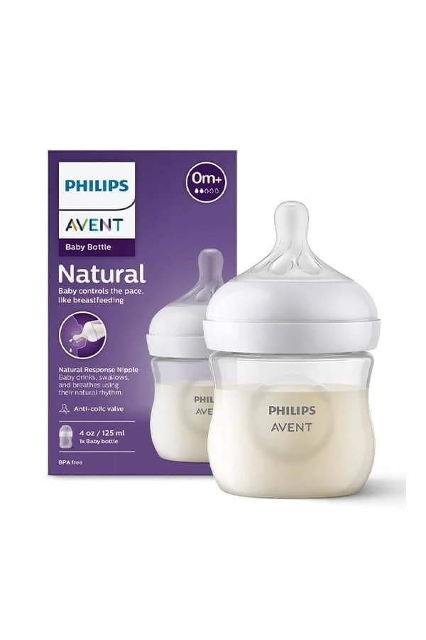 Avent Biberon PP Dogal Tepkili 125 ML ürün görseli
