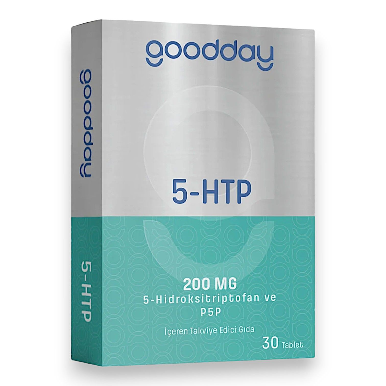 GOODDAY 5-HTP TABLET, 5-HİDROKSİTRİPTOFAN VE P5P İÇEREN TAKVİYE EDİCİ GIDA 30 TABLET