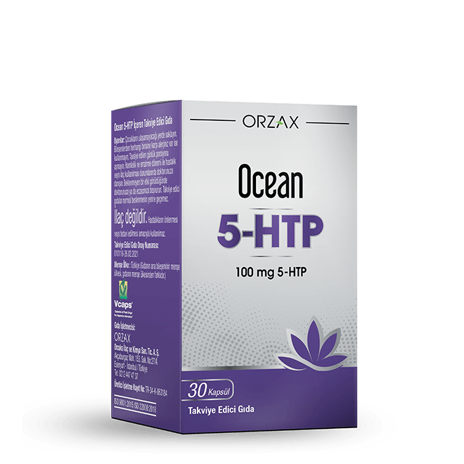 Orzax Ocean 5 HTP 100 mg Ruh Hali Desteği 30 Kapsül