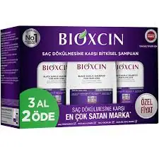 Bioxcin Siyah Sarımsaklı Saç Dökülmesine Karşı Şampuan (3 Al 2 Öde)