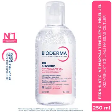 Bioderma Sensibio AR+ Micellar Temizleme Jeli Hassas Ciltler İçin 250 ml