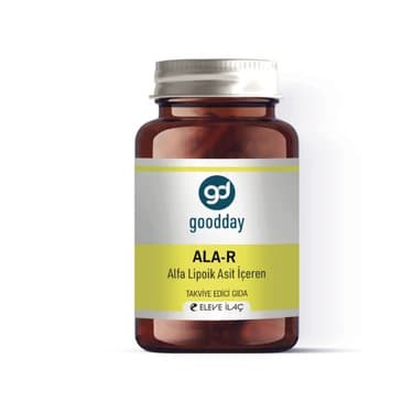 GoodDay Exclusive ALA-R Kapsül Alfa Lipoik Asit 30 Kapsül kutu ve ambalaj