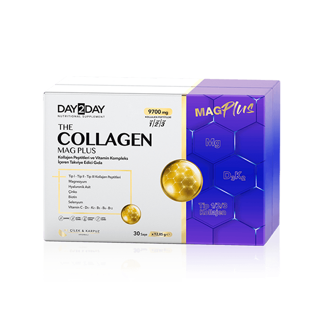 Day2day The Collagen Mag Plus Magnezyumlu Kolajen 30 Poşet