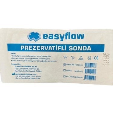 Easyflow M Prezervatifli Sonda 30 mm