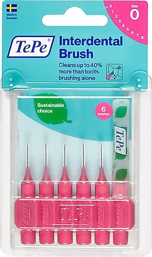 TePe T180 Blister Pembe 0.4 mm 6'lı