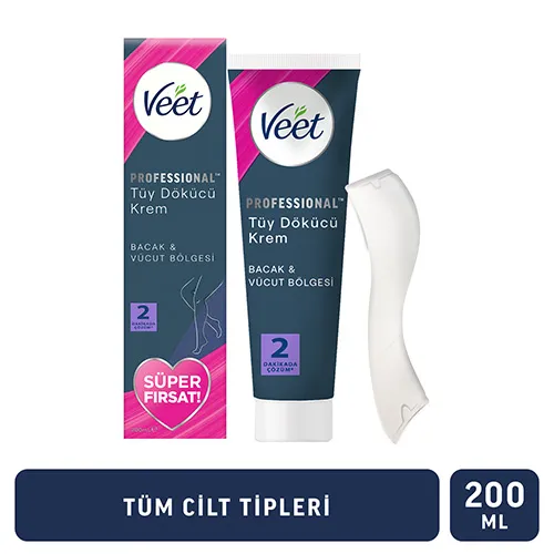 Veet Professional Krem Promo 200 ml ürün ambalajı
