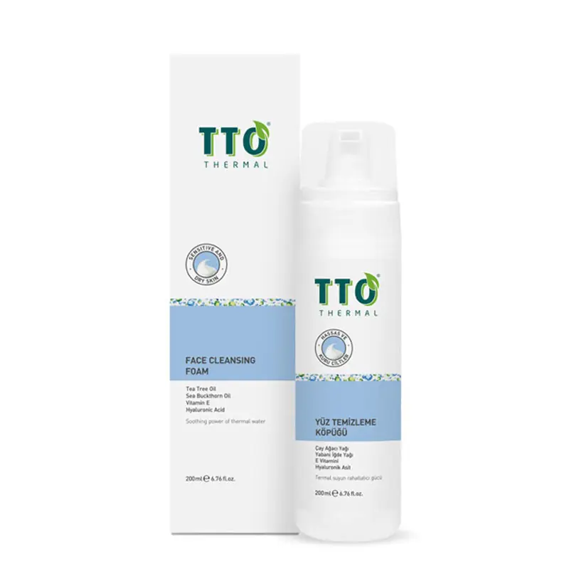 TTO Yüz Temizleme Köpüğü ürün ambalajı