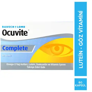 Ocuvite Complete Kapsül Göz Sağlığı Takviyesi 60 Kapsül