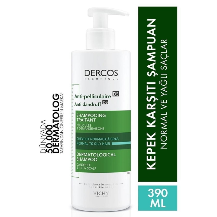 Vichy Dercos Normal Yağlı Kepek 390 ml