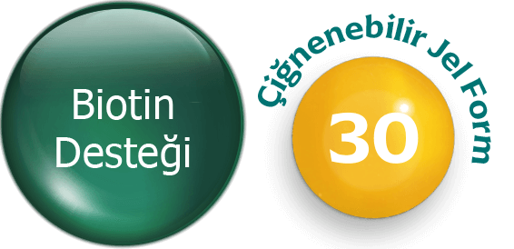 Sjømann’s Biotin 3000 Çiğnenebilir Jel 30 Adet