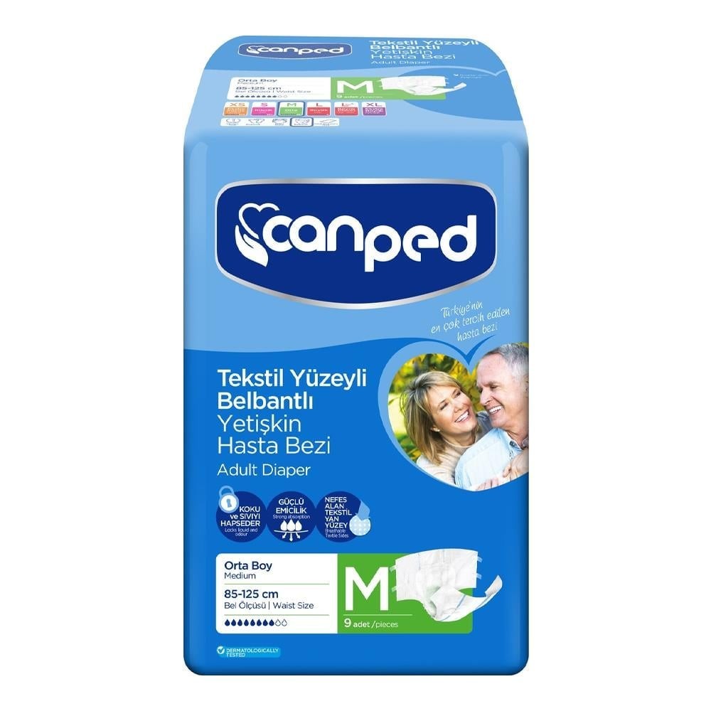 Canped Hasta Bezi Orta Boy (M) 10 Adet (85-125 cm)