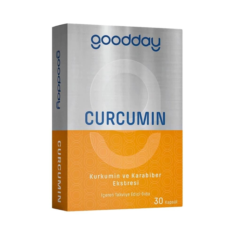 GoodDay Curcumin Kapsül Kurkumin ve Karabiber Ekstresi 30 Kapsül