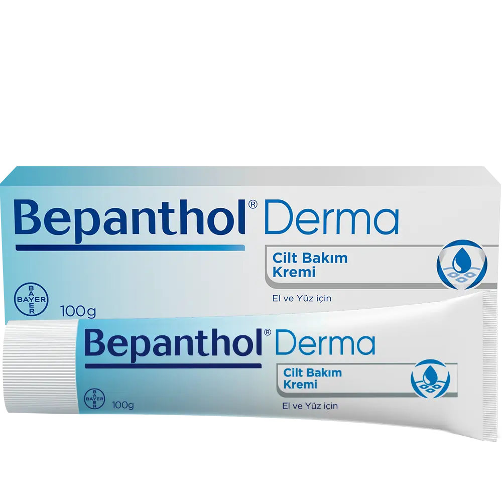 Bepanthol Cilt Bakım Kremi 100 gr ürün ambalajı