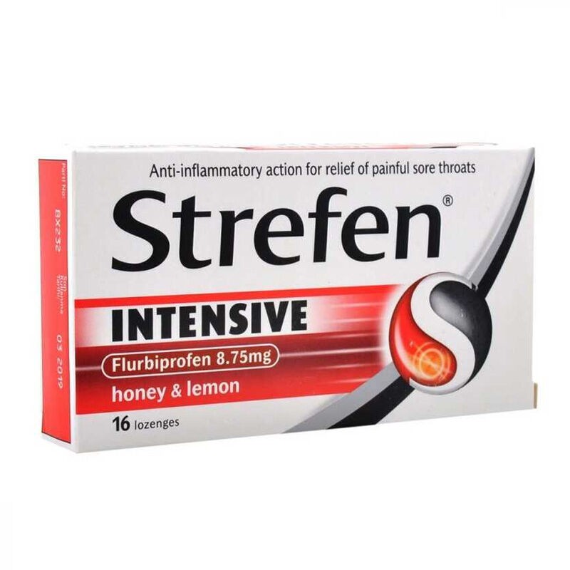 Strefen Limon ve Bal Aromalı Pastil 8.75 mg Boğaz Pastili 16 Pastil