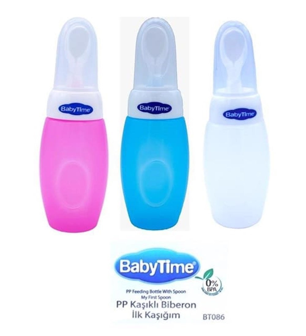 Babytime Kaşıklı Biberon Mama ve Ek Gıda İçin 086