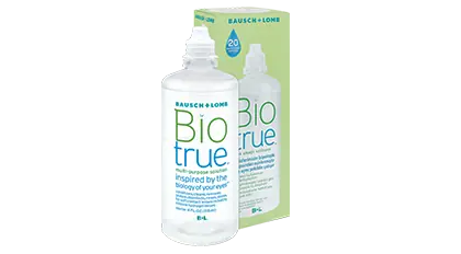 Biotrue Çok Amaçlı Kontakt Lens Solüsyonu 100 ml ürün ve ambalaj