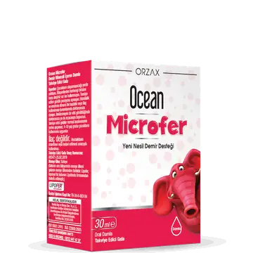Orzax Ocean Microfer Demir Damla Çocuklar İçin 30 ml
