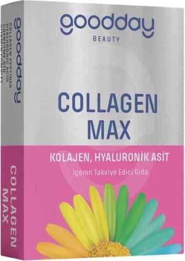 GoodDay Beauty Collagen Max Tablet Hidrolize Kollajen ve Hyaluronik Asit 30 Tablet
