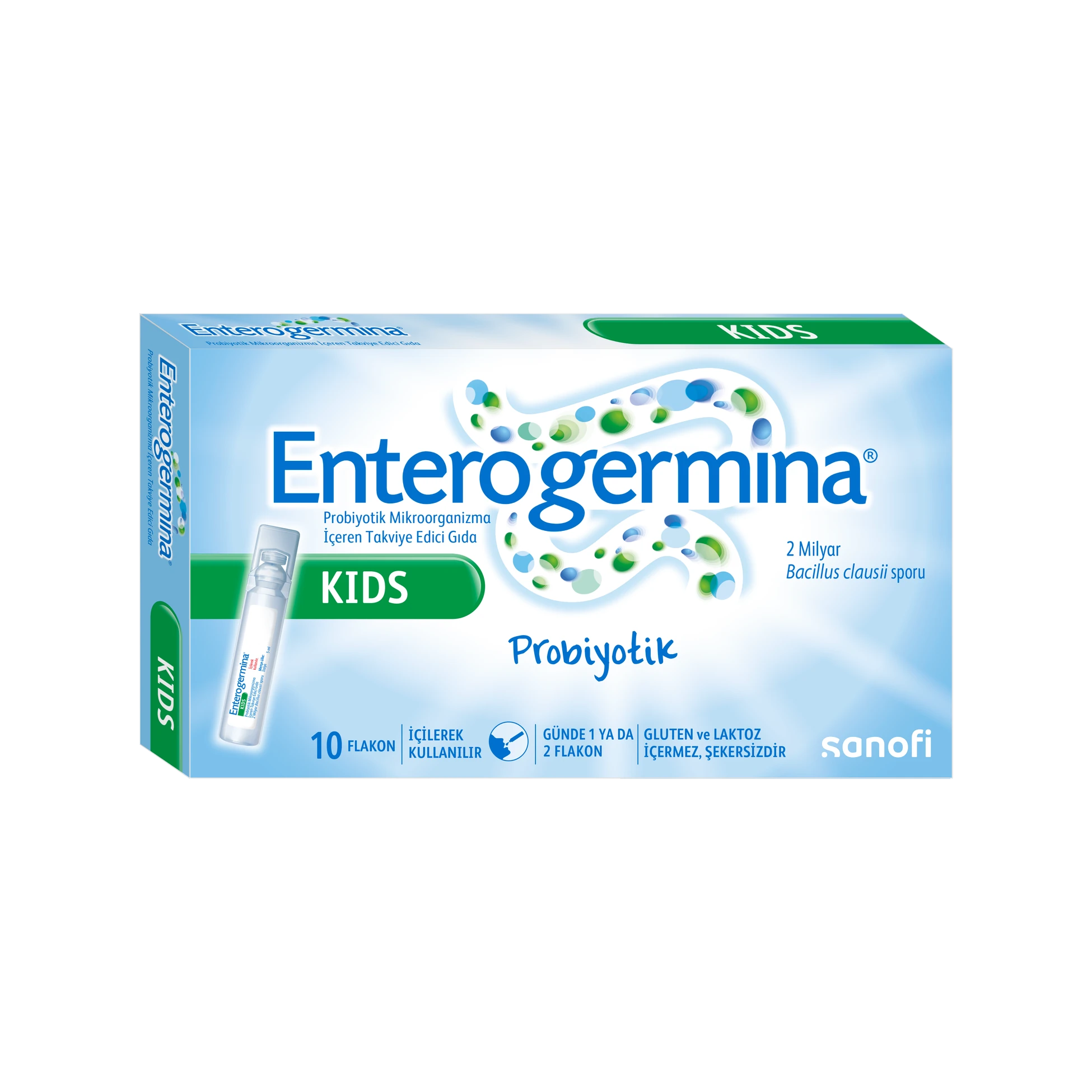 Enterogermina Kids Probiyotik Mikroorganizma Takviyesi 10x5 ml