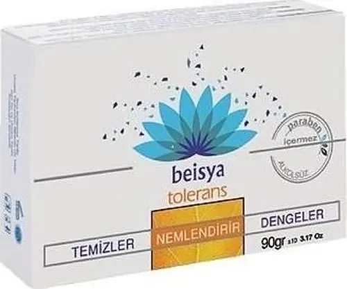 Beisya Tolerans Sabun Hassas Ciltler İçin 90 gr ürün ambalajı