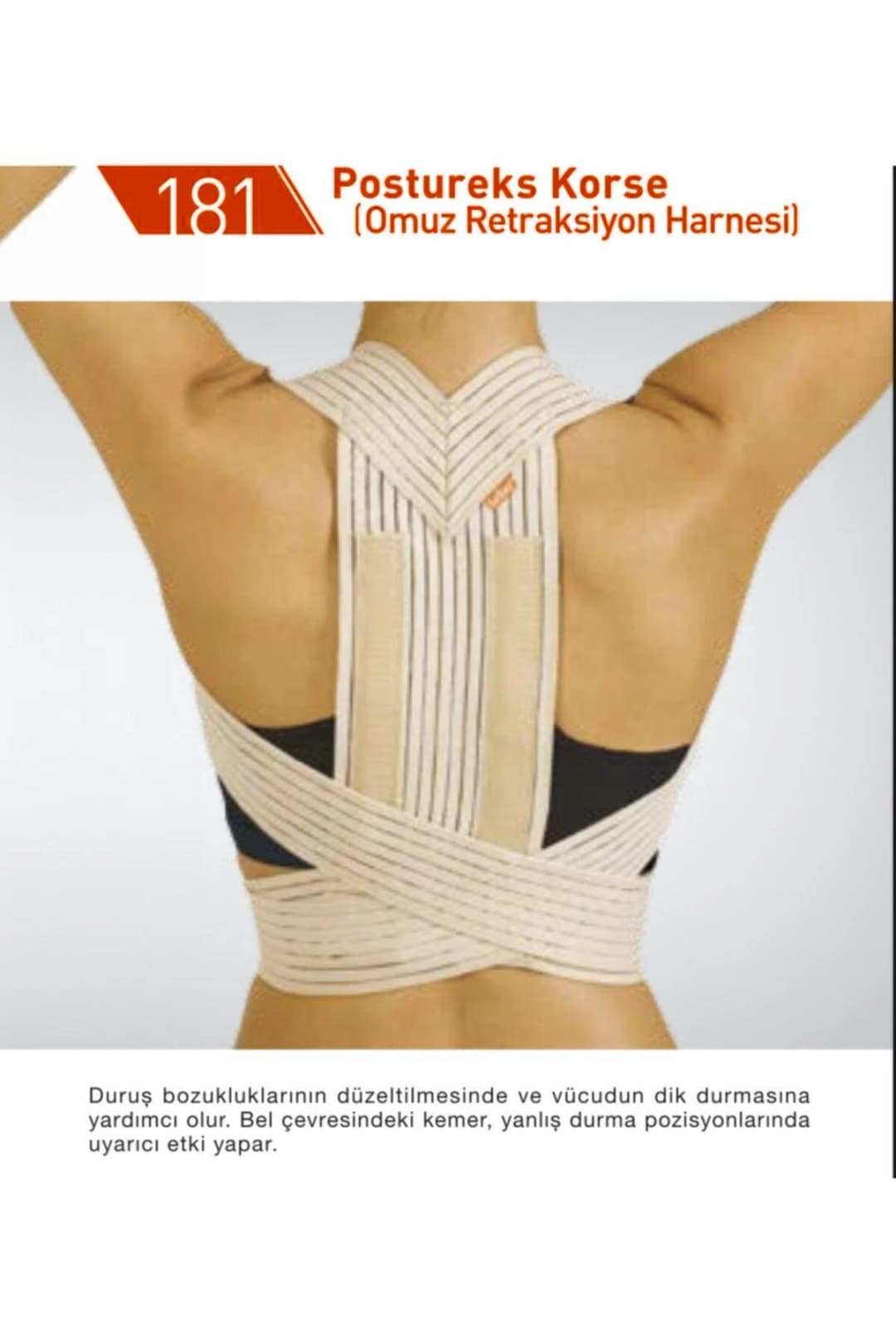 Luxor 181 Posturex Korse (tek Boy) ürün ve ambalaj