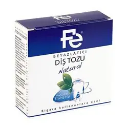 FE Naturel Diş Tozu Doğal İçerikli 50 gr ürün ambalajı