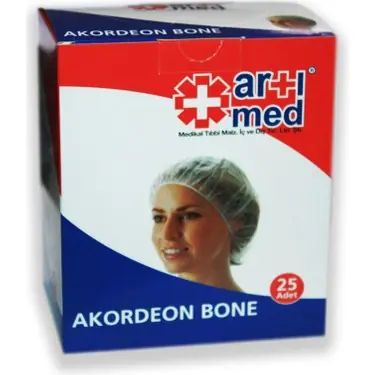 Artımed Tek Kullanımlık Bone Saç Bonesi 25 Adet ürün görseli