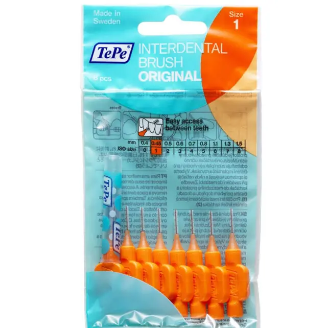 Tepe T102 Arayüz Fırça Turuncu 0.45 mm 8 li ürün ambalajı