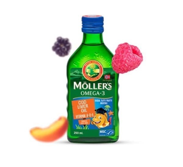 Möller's Omega 3 Balık Yağı Tutti Frutti Aromalı 250ml