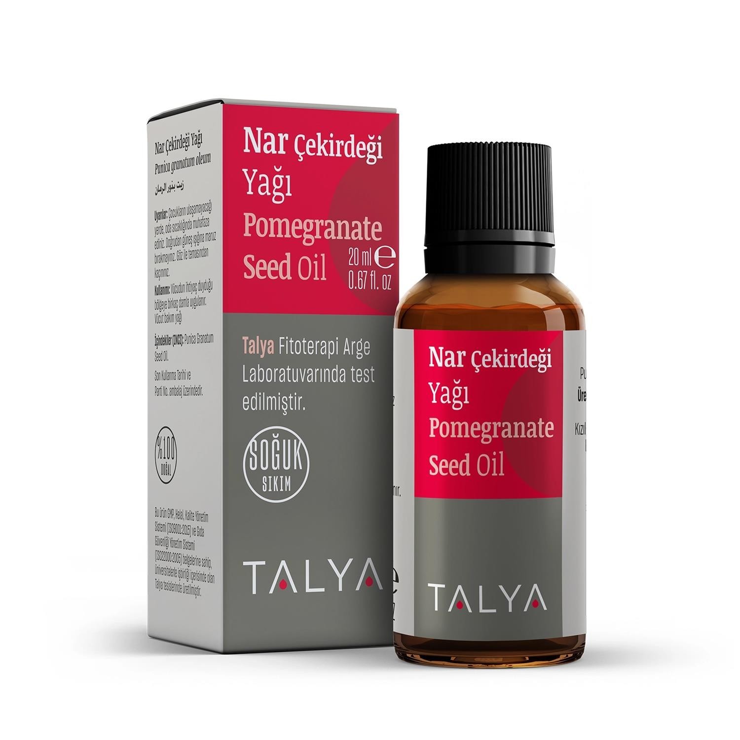 Talya Nar Çekirdeği Yağı 20 cc Antioksidan Cilt Bakım