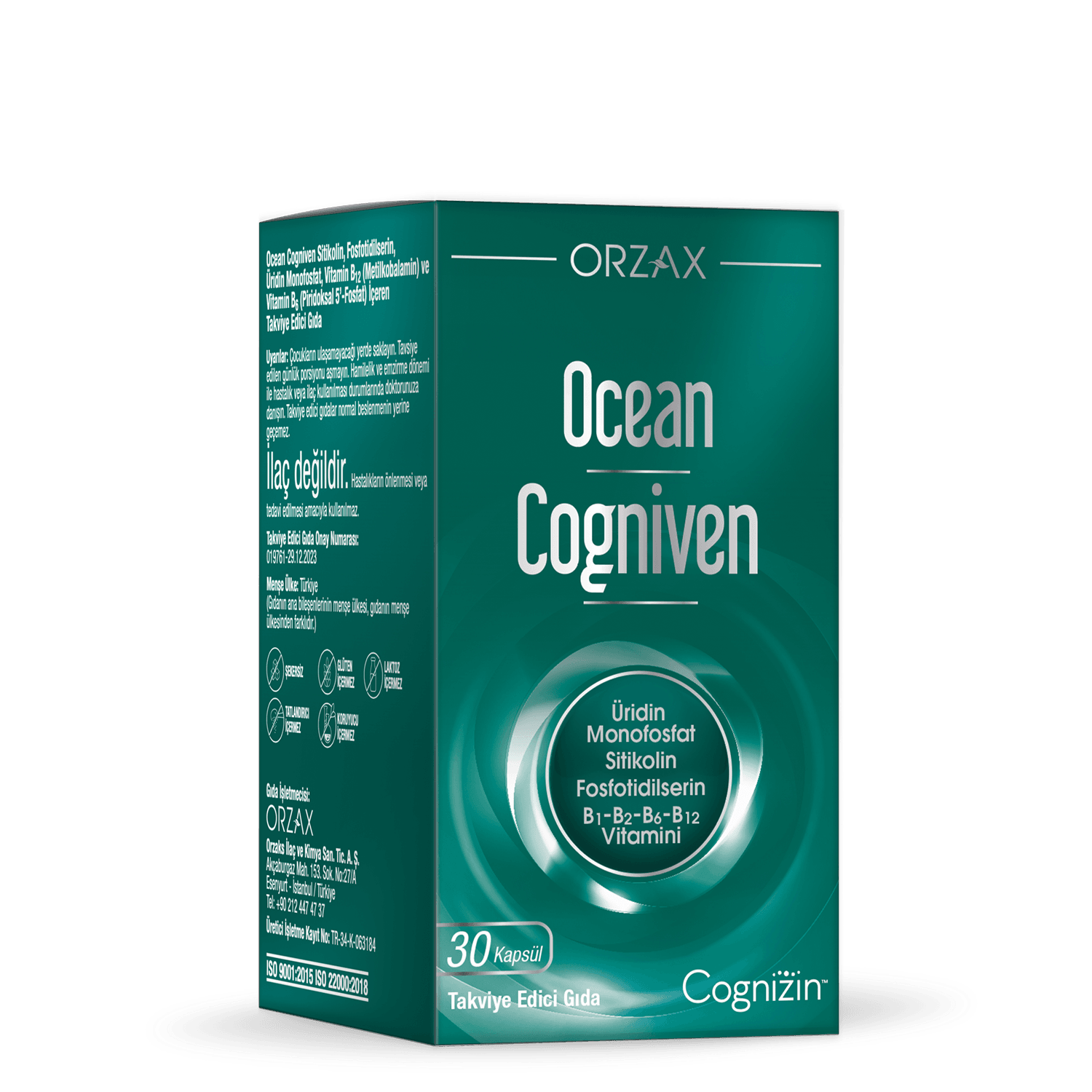 Orzax Ocean Cogniven Beyin Desteği Takviyesi 30 Kapsül
