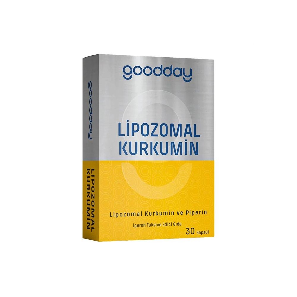 GoodDay Lipozomal Kurkumin Kapsül (Lipozamal Kurkumin & Piperin) 30 Kapsül