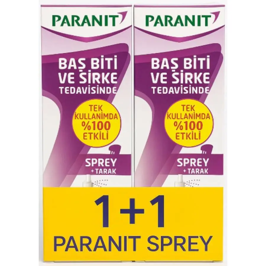 Paranit Bit Spreyi 100 ml 2'li Paket ürün ambalajı