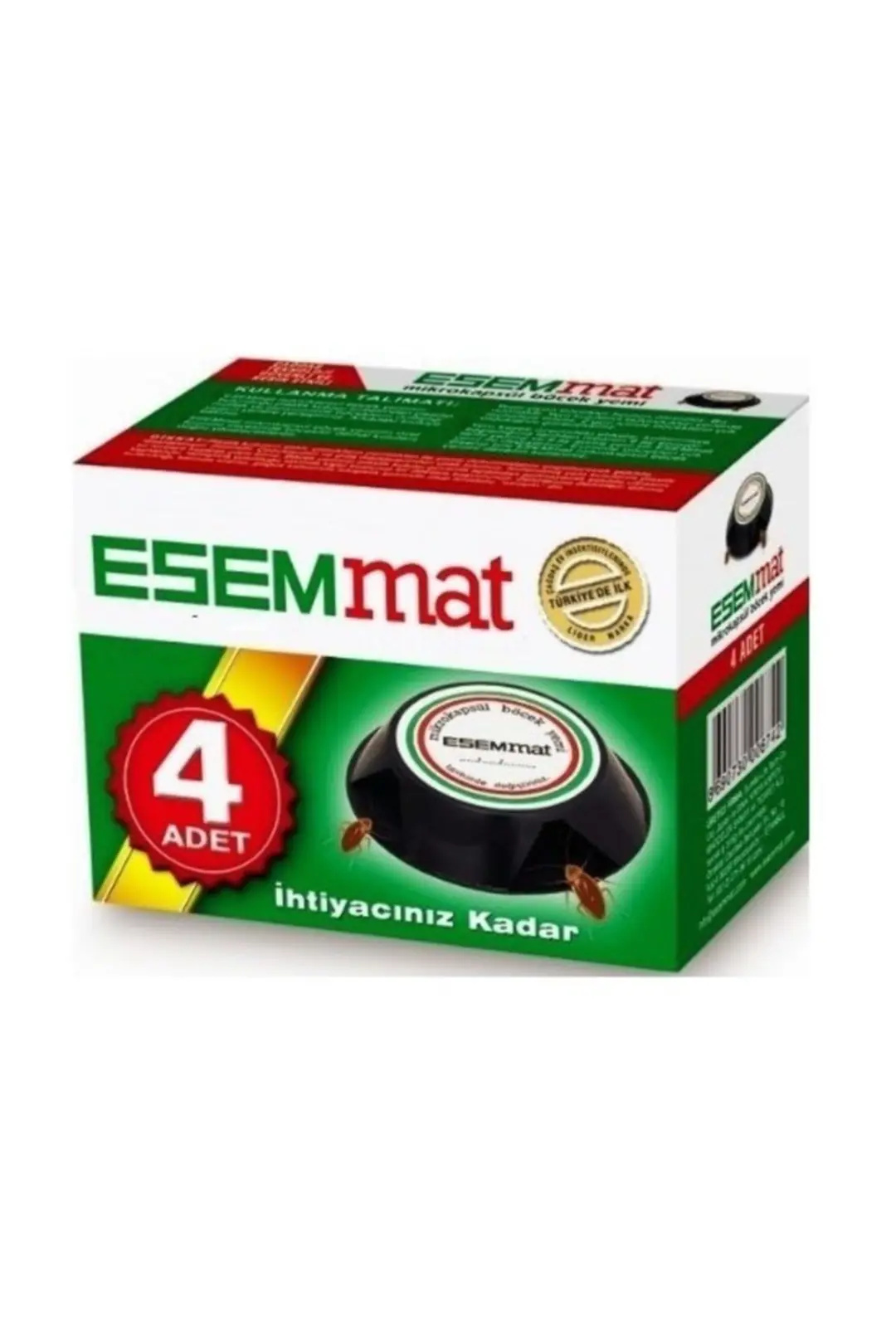 Esemmat Esemat Böcek Yemi Hamam Böceği Kontrolü 4'lü Paket ürün görseli